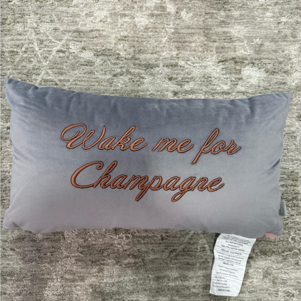 Ted Baker London ‘Wake me for Champagne’ Pillow